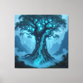 Der Baum der digitalen Weisheit Leinwanddruck (Vorderseite)