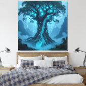 Der Baum der digitalen Weisheit Leinwanddruck (Insitu (Schlafzimmer))