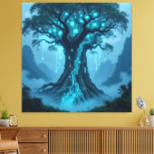 Der Baum der digitalen Weisheit Leinwanddruck (Insitu (Wohnzimmer))