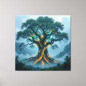  Der Baum der digitalen Weisheit   Leinwanddruck (Vorderseite)