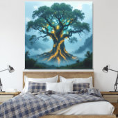  Der Baum der digitalen Weisheit   Leinwanddruck (Insitu (Schlafzimmer))