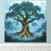  Der Baum der digitalen Weisheit   Leinwanddruck (Insitu (Holzboden))