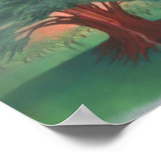 Der Baum der Heilung Poster (Ecke)