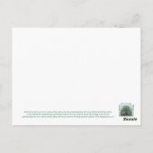 Der Baum der Heilung Postkarte (Rückseite)