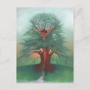 Der Baum der Heilung Postkarte