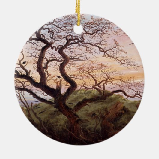 Der Baum der Krähen, 1822 Keramikornament (Hinten)