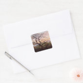 Der Baum der Krähen, 1822 Quadratischer Aufkleber (Umschlag)