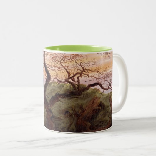 Der Baum der Krähen, 1822 Zweifarbige Tasse (VorderseiteRechts)