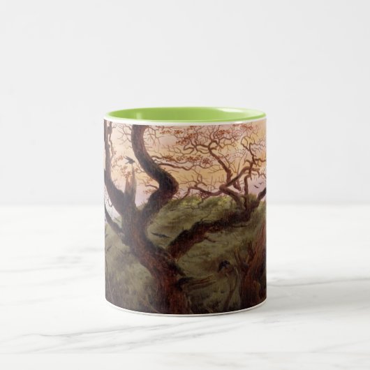 Der Baum der Krähen, 1822 Zweifarbige Tasse (Mittel)