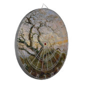 Der Baum der Krähen (von Caspar David Friedrich) Dartscheibe (Vorderseite Links)