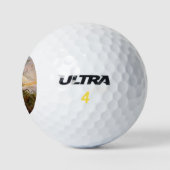 Der Baum der Krähen (von Caspar David Friedrich) Golfball (Logo)