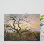 Der Baum der Krähen (von Caspar David Friedrich) Karte (Stehend Vorderseite)