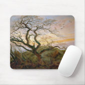 Der Baum der Krähen (von Caspar David Friedrich) Mousepad (Mit Mouse)
