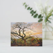 Der Baum der Krähen von Caspar David Friedrich Postkarte (Stehend Vorderseite)