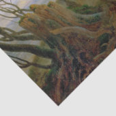 Der Baum der Krähen (von Caspar David Friedrich) Seidenpapier (Ausschnitt)