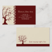 Der Baum der Leben-Visitenkarte Visitenkarte (Vorne/Hinten)