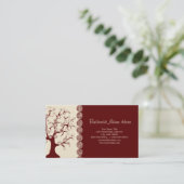 Der Baum der Leben-Visitenkarte Visitenkarte (Stehend Vorderseite)