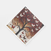 Der Baum der Metamorphose Serviette (Ecke)