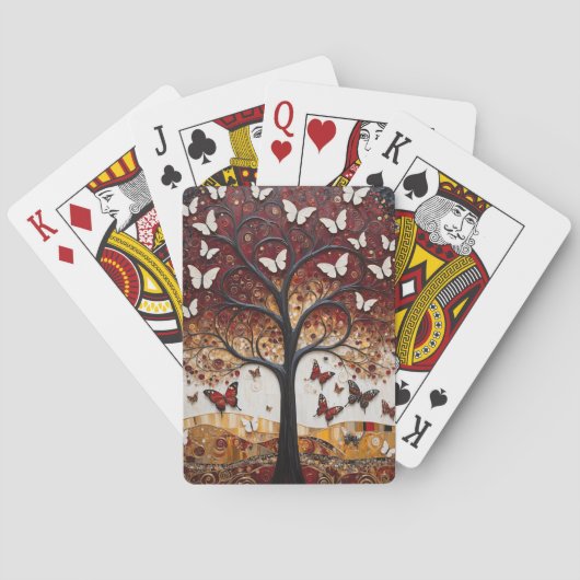 Der Baum der Metamorphose Spielkarten (Rückseite)