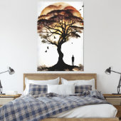Der Baum der stillen Geheimnisse Leinwanddruck (Insitu (Schlafzimmer))