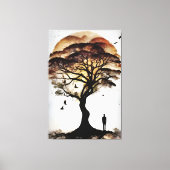 Der Baum der stillen Geheimnisse Leinwanddruck (Vorderseite)