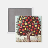 Der Baum der Temperance, 1872 Magnet (Vorderseite/Rückseite)