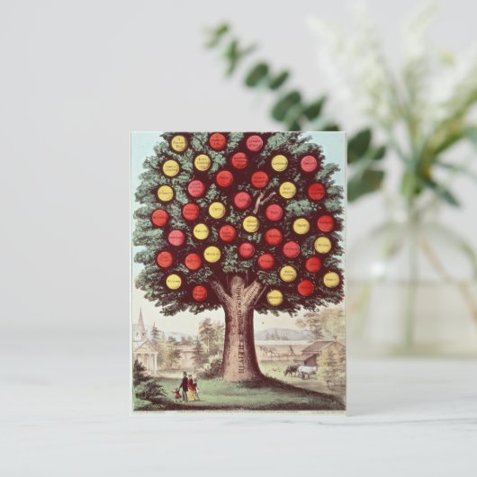 Der Baum der Temperance, 1872 Postkarte (Stehend Vorderseite)