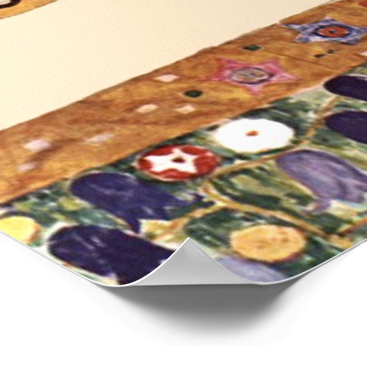 Der Baum des Abstrakten Gstav-Klimts Poster (Ecke)