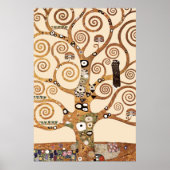 Der Baum des Abstrakten Gstav-Klimts Poster (Vorne)