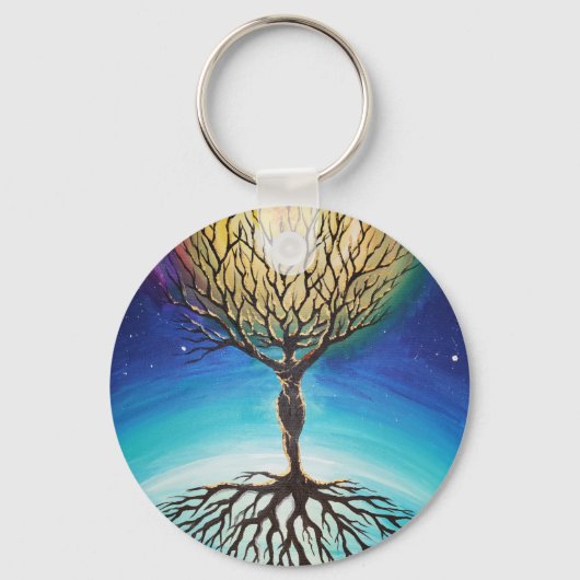 Der Baum des Egos Schlüsselanhänger (Vorderseite)