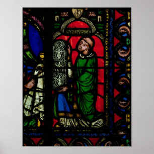 Der Baum des Jesse-Fensters Poster