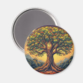 Der Baum des Kühlschrank Magneten Magnet (Vorderseite/Rückseite)