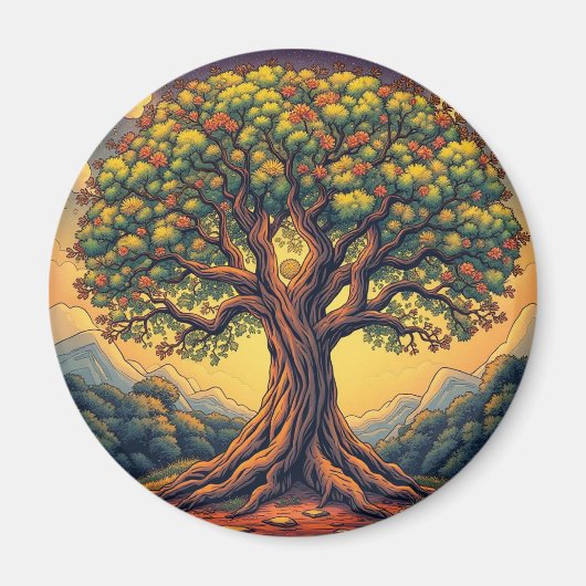 Der Baum des Kühlschrank Magneten Magnet (Vorne)