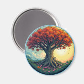 Der Baum des Kühlschrank Magneten Magnet (Vorderseite/Rückseite)