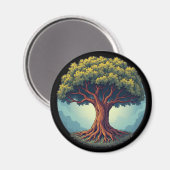 Der Baum des Kühlschrank Magneten Magnet (Vorderseite/Rückseite)