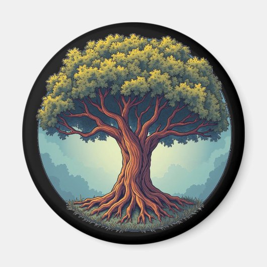 Der Baum des Kühlschrank Magneten Magnet (Vorne)