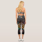 Der Baum des Lebens Capri Leggings. Leggings (Rückseite)