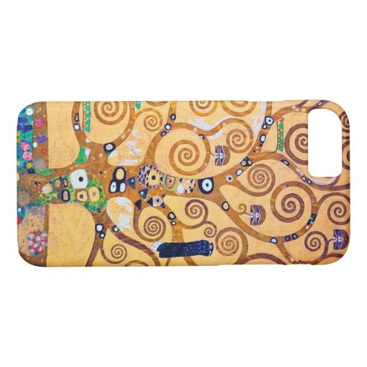 Der Baum des Lebens (Detail), Klimt Case-Mate iPhone Hülle (Rückseite (Horizontal))