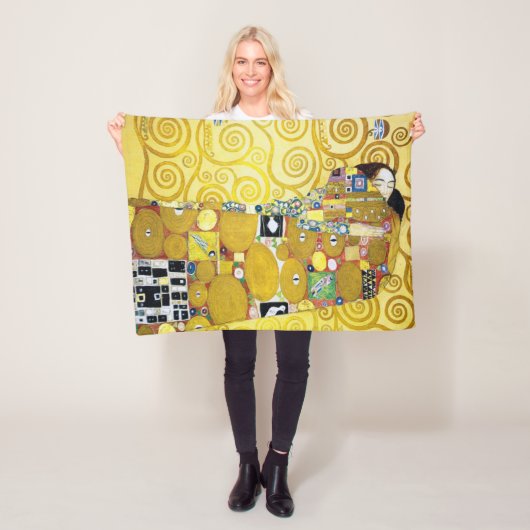 Der Baum des Lebens (Detail), Klimt Fleecedecke (Beispiel)