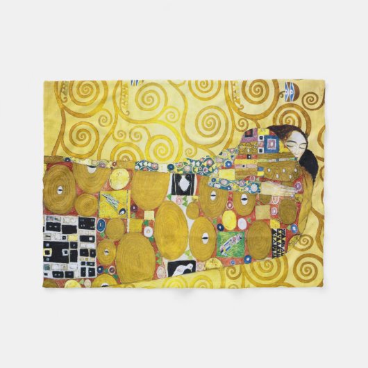 Der Baum des Lebens (Detail), Klimt Fleecedecke (Vorderseite (Horizontal))