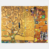 Der Baum des Lebens (Detail), Klimt Fleecedecke (Vorderseite (Horizontal))