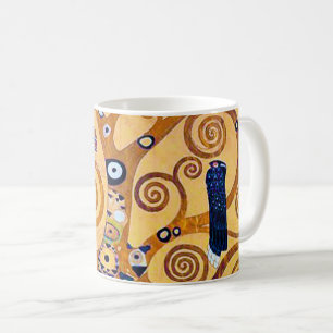 Der Baum des Lebens (Detail), Klimt Kaffeetasse