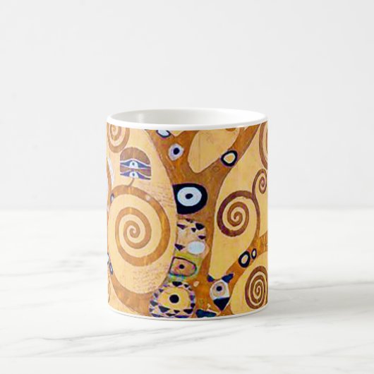 Der Baum des Lebens (Detail), Klimt Kaffeetasse (Mittel)