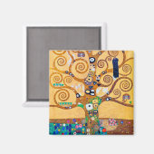 Der Baum des Lebens (Detail), Klimt Magnet (Vorderseite/Rückseite)