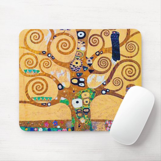 Der Baum des Lebens (Detail), Klimt Mousepad (Mit Mouse)
