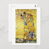 Der Baum des Lebens (Detail), Klimt Postkarte (Vorne/Hinten)