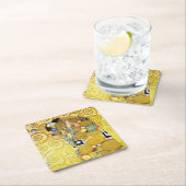 Der Baum des Lebens (Detail), Klimt Rechteckiger Pappuntersetzer (Vor Ort)