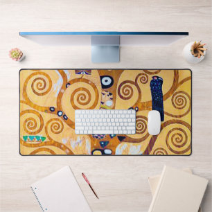 Der Baum des Lebens (Detail), Klimt Schreibtischunterlage