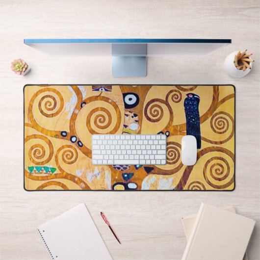 Der Baum des Lebens (Detail), Klimt Schreibtischunterlage (Büro 1)