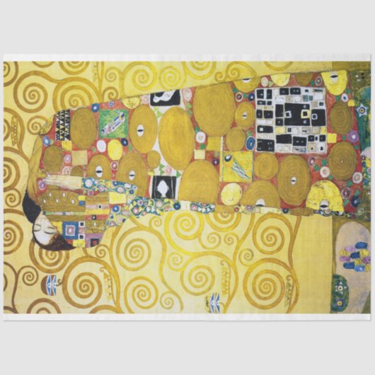 Der Baum des Lebens (Detail), Klimt Seidenpapier (Vorderseite)